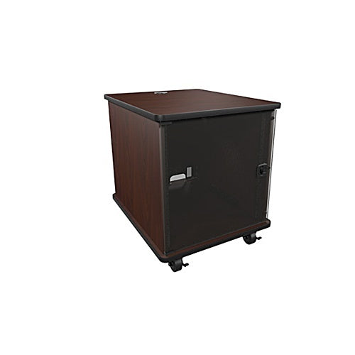 Middle Atlantic MFR-1227GC MFR Series Mobile Furniture Rack, 27.4\\" Deep, 12U, Grained Dark