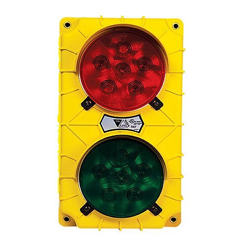 LiftMaster RGL24LY Red/Green Traffic Light for Commercial Door Safety Image of O2-RGL24LY