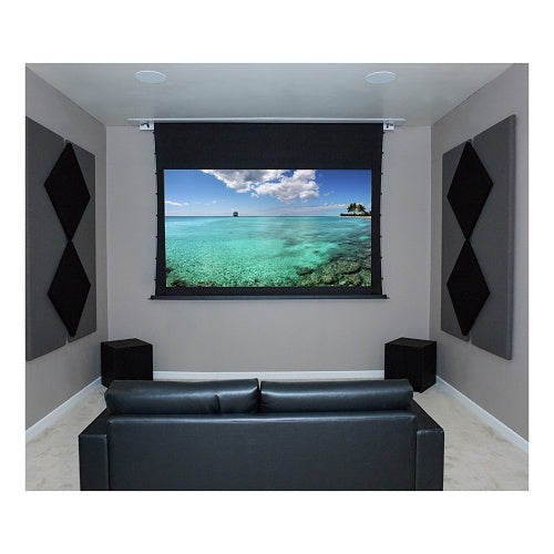 Dragonfly DFRM-TAB-120-MW 120\\" Recessed Motorized Matte White Non Tab Tension Projection Screen (16:9)