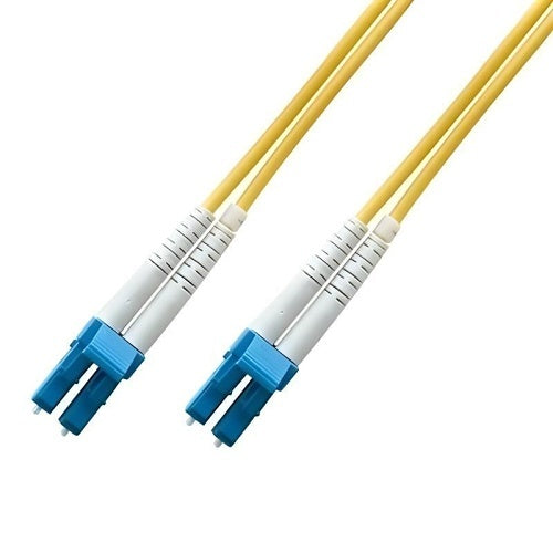 Lynn Electronics D-LU2SU2-SR2-050M Silver Coated Copper UPC Single Mode Fiber Optic Cable, 50M, 2.0mm