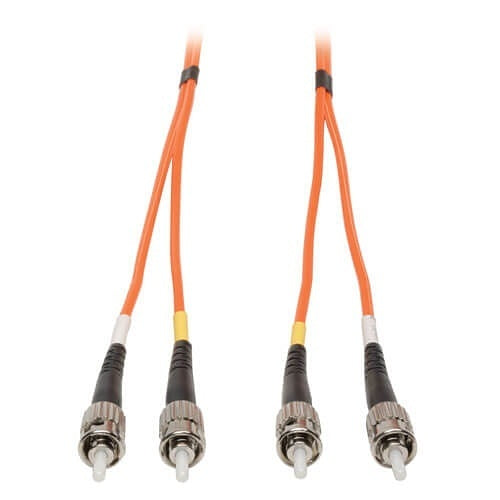 Tripp Lite N302-006 Duplex Multimode 62.5/125 Fiber Patch Cable (ST/ST), 2m (6\')
