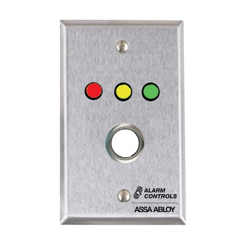 Alarm Controls RP-44SLIMP/O 1.5\\" Hole for FA200 Switch, Stainless Steel