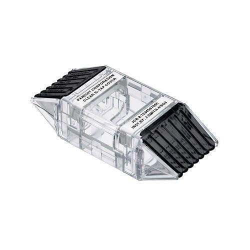 Panduit CLRCVR3-1 StructuredGround Insulating HTAP Cover, 3-1, Polycarbonate / Polypropylene, Clear / Black