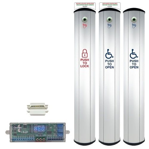 Camden CX-WC17VR 6\\" Wide Column Switch with Hands-Free Sensor Restroom System Kit