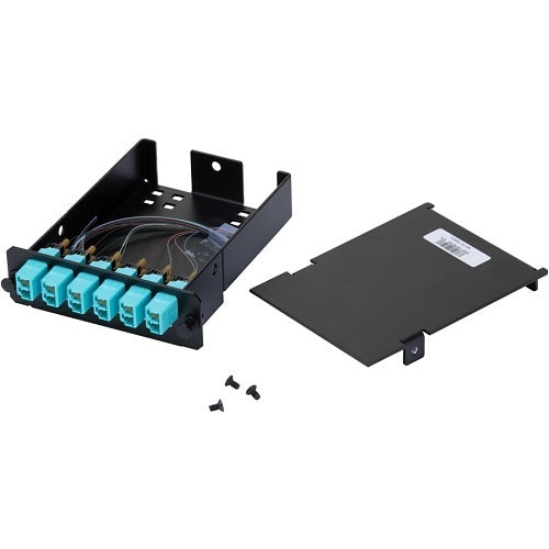 Panduit FCS9N-12-10R  OptiCom LC Splice Cassette Preloaded with 12-Fiber Ribbon