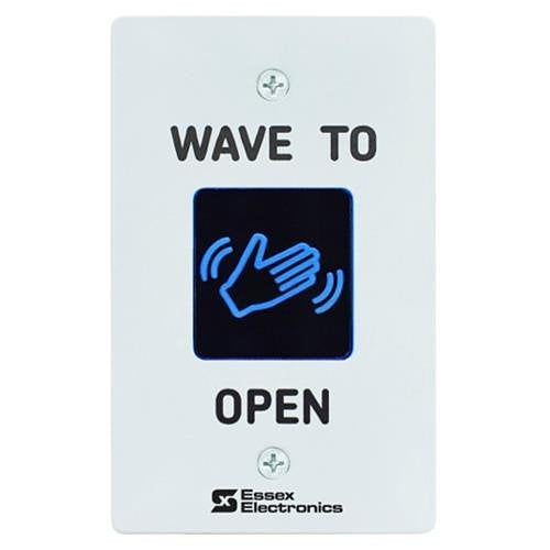 Essex HEW-2W Single Gang "Wave to Open" Touchless Switch, White Faceplate