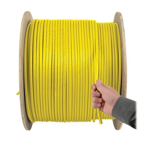 Tripp Lite N022-01K-YW CAT5/5e Bulk Cable, Solid Core, CMR, PVC, Yellow