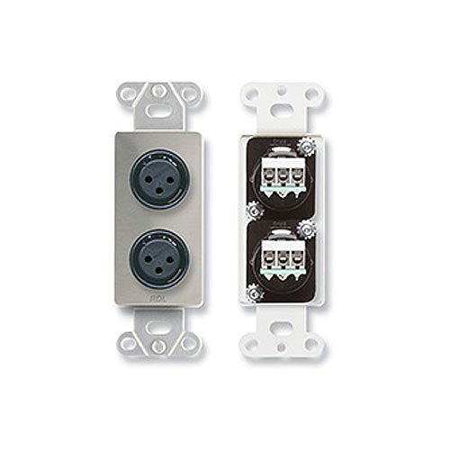 RDL DS-XLR2F Faceplate Image of RL-DSXLR2F