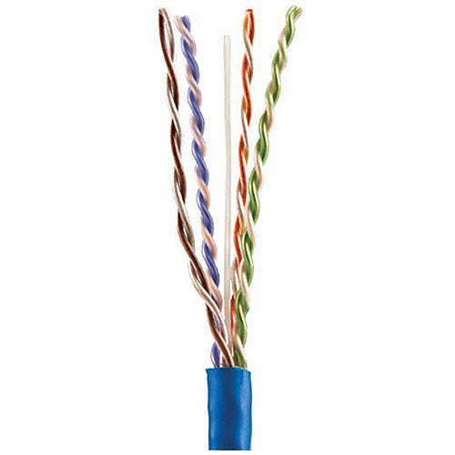 Proterial Cable 30024-8-BK2 CAT6+ 23/4 Riser Cable, Solid BC, UTP, CMR, FT4, 1000' (308.4m) Reelex Box, Black