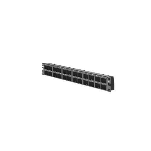 Panduit CP48HDBL Patch Panel, 48 Port Modular High Density, Black