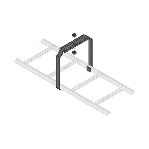 Middle Atlantic CLB-CSB-W18 CL Series Ladder Center Support Bracket, 18\\" Wide, Black