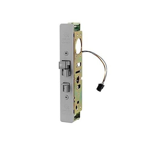 Adams Rite 4300-2M-202-628 4300 Steel Hawk Electrified Deadlatch, 31/32" Backset, Monitored for Radius Mortised Strike, Clear Anodized