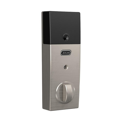 Schlage BE469ZP CEN 626 Connect Smart Deadbolt with Alarm Inbuilt Century Trim, Satin Chrome