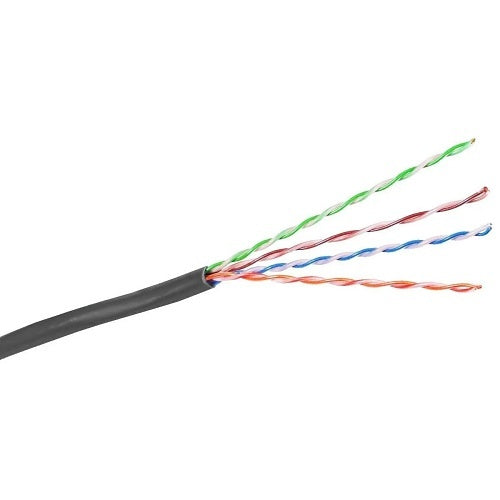 Hubbell HC6RPEBK CAT6 Cable, Plenum, REELEX Box, Black