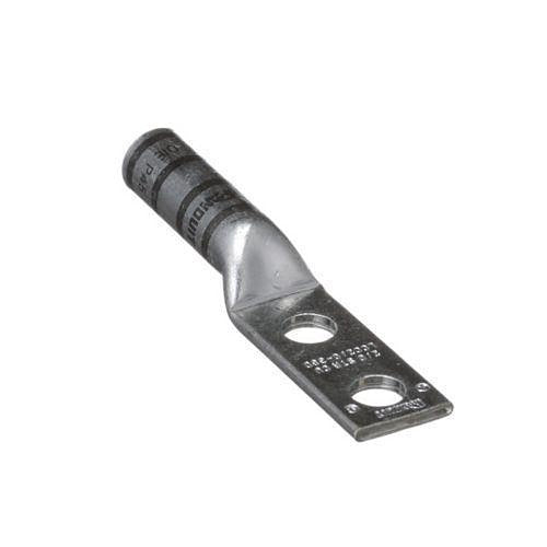 Panduit LCC2/0-38D-X Compression Connector Lug, 2-Hole, 2/0AWG, Copper