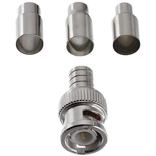 Triplett 30100TP Universal Crimp Connector for RG6 and RG59, PVC Plenum, 10-Pack