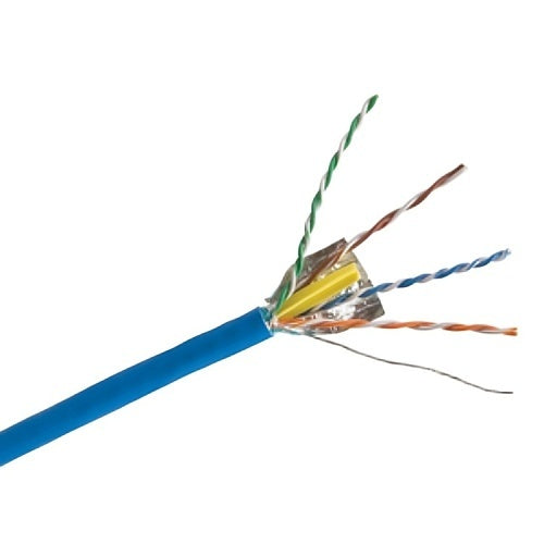 Hubbell HC6FTPSRB NEXTSPEED Ascent CAT6 23/4 Solid BC Riser Cable, F/UTP, Reel in Box, Blue