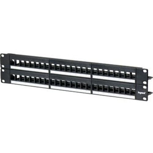 Legrand-On-Q 48-Port Blank Keystone Patch Panel Image of H4-WP48RM