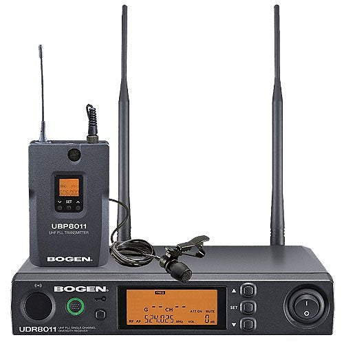 Bogen UHF Wireless Body-Pack Microphone System Image of BO-UHF8011BP