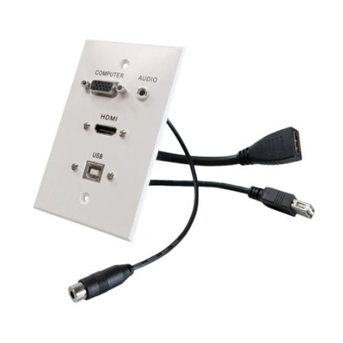 Comprehensive WPPT-HVAB1-AW HDMI to VGA Adapter, Aluminum, White
