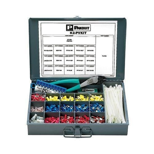 Panduit K2-PVKITY Industrial Maintenance Kit with Vinyl TE, Label Maker