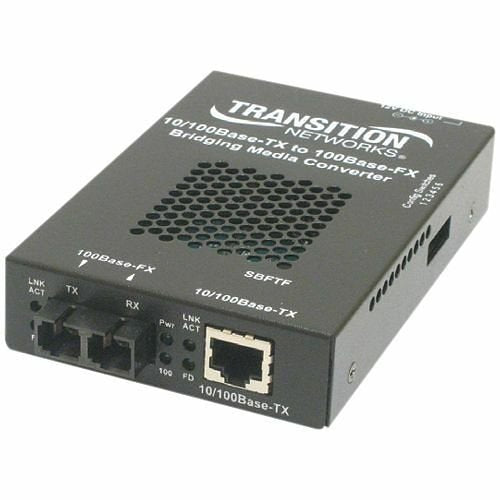 Transition Networks 10/100 Bridging 10/100base-Tx To 100base-Fx Media Converter Image of P6-SBF1039NA