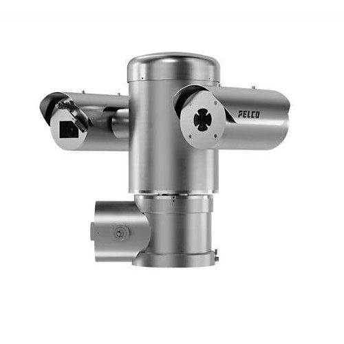 Pelco EXBE2-2X30VF24-SPT-M1G-1 ExSite Enhanced 2 Series 2MP Explosion-Proof Bispectral PTZ Camera, 24.4mm Lens, Stainless Steel