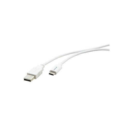 Kramer C-USB/CA-10 USB 2.0 USB-C Male to USB-A Male, 10\', White
