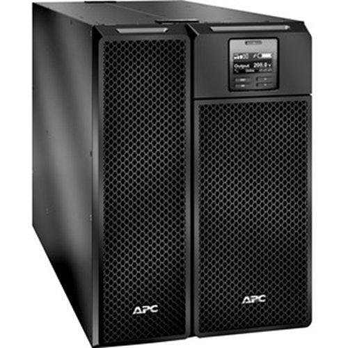 APC SRT6KXLT-5KTF Smart-UPS On-Line, kVA 6 kW, Tower, 208V, 8x 5-20R, 4x L6-20R, 3x L6-30R, 1x L14-30R NEMA, NMC+SmartSlot, with transformer 208V to 120V, W/O Rail Kit