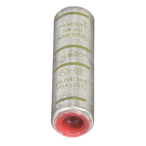 Panduit SA2/0-L Aluminum Compression Splice, Tin Plated