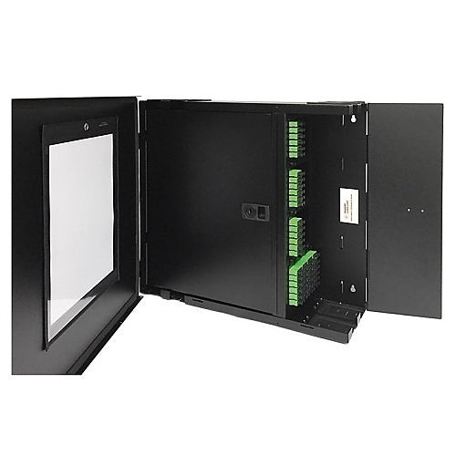 OCC WTC6APB Wall Mount Fiber Enclosure with 6-Adapter Plate, 17\\"Wx16.3\\"Hx5\\"D