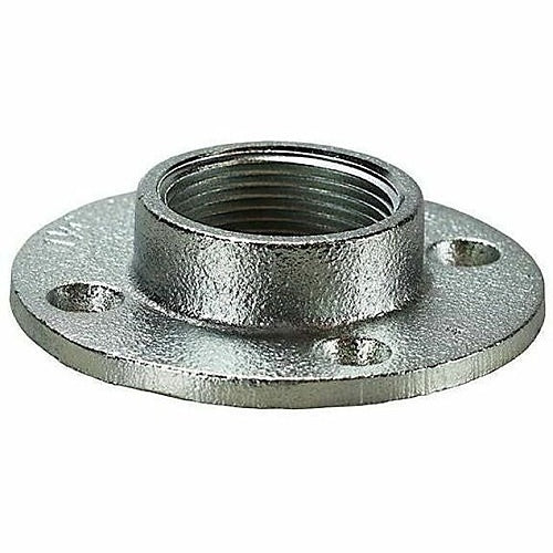 Dottie FF100 Conduit Adapter, 1\\" Malleable Iron Floor Flange
