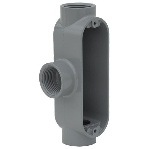 Dottie T400 4\\" T Threaded Conduit Body, Mounting Kits