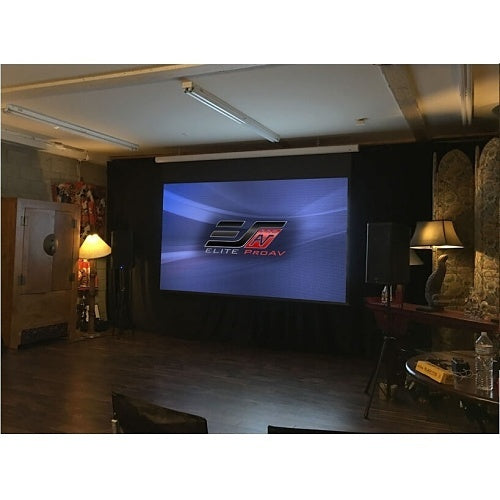 Elite Screens SK150XHW2-E12 Saker Series 150\\" Electric Projection Screen, 16:9