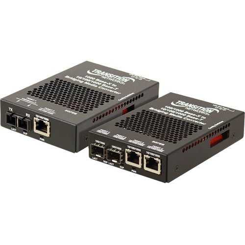Lantronix SGFEB1013-130-NA Stand-Alone Gigabit Ethernet Media and Rate Converter