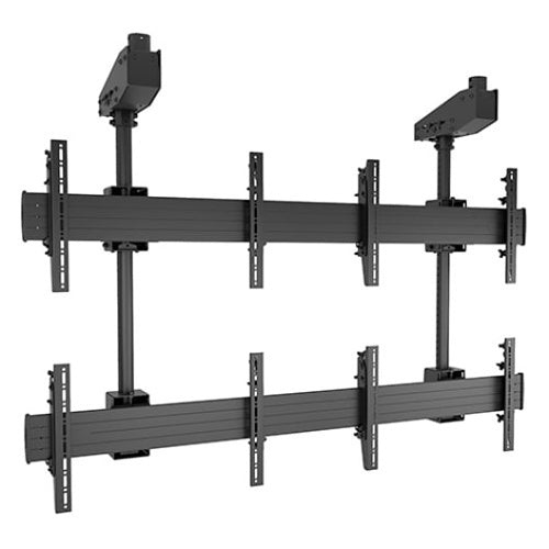 Chief LCM2X2U Fusion Adjustable Large 2x2 Video Wall Ceiling TV Mount for 42-50\\" Flat Panel TVs, TAA Compliant, Black