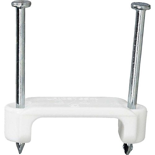 Dottie PLX50P 1/2\\" 2-Conductor Plastic Insulated Cable Staple, Pail, 4000-Pack Image of LH-PLX50P