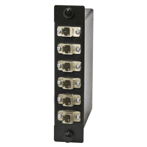 Hubbell OCRJ62 6-Adapter Plug and Play Cassette, Beige