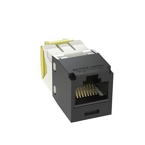 Panduit CJT5E88TGBL Keystone Jack, Mini-Communication Module, Cat5e, 28/30AWG, UTP