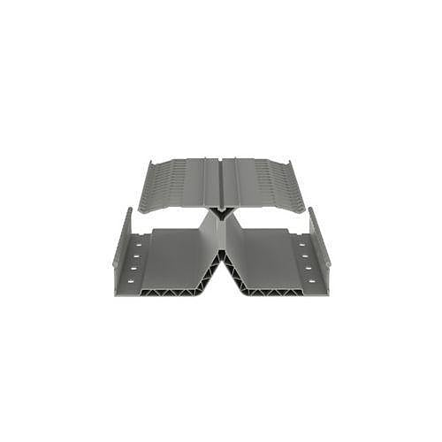 Panduit DRD22LG6 PanelMax DIN Wiring Duct with Base, Covers and DIN Rail Fasteners, 2-Height