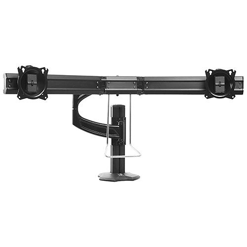 Chief K4G210B Kontour Grommet Mount, Dual Monitor 2x1 Array, Depth Adjustable, Ergonomic Viewing, Black