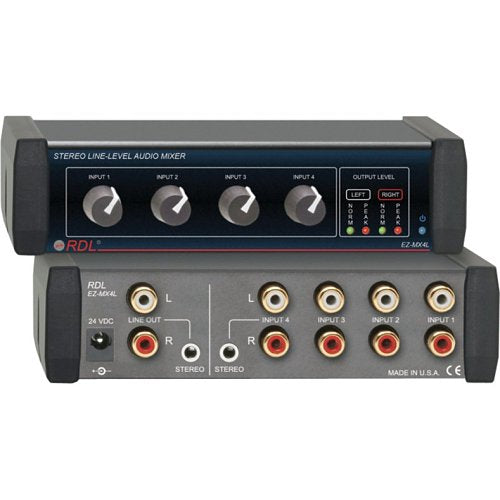 RDL EZ-MX4L Ez Series Audio Mixer Image of RL-EZMX4L