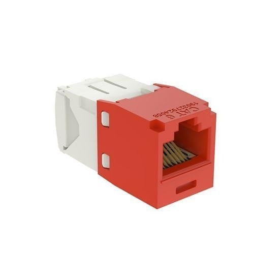 Panduit CJ688TGRD Keystone Jack, Mini-Com Module CAT6 UTP with 8 Position Wiring