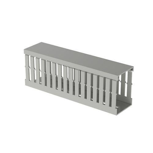 Panduit MC50X75IG2 Panduct Lead-Free PVC Narrow Slot Wiring Duct, PVC, 50 x 75mm