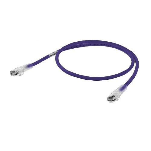 Hubbell HC6P75 NEXTSPEED CAT6 Patch Cord, Slim, 75\', Purple