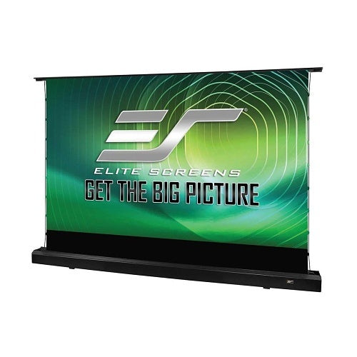 Elite Screens FTE121UH3-CLR3 121\'\' Kestrel Tab-Tension 2 CLR 3 Motorized Rising Projection Screen, Black