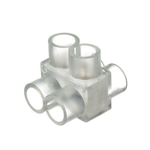 Panduit PCSB250-2-6Y Multi-Tap Connector, Double-S Double-Sided, Clear