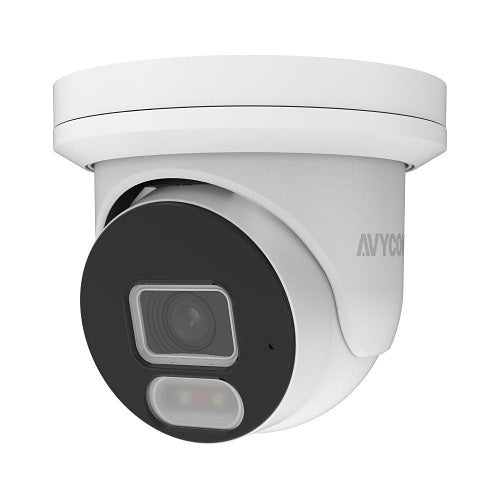 AVYCON AVC-NBE81F28 8MP IR Turret IP Camera, 2.8mm Fixed Lens