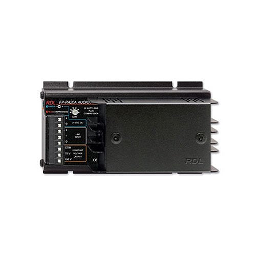 RDL FP-PA20A 20W Mono Audio Amplifier,  70V or 100V Image of RL-FPPA20A