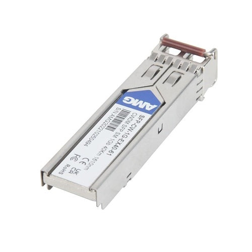 AMG Systems SFP-CW-1G-EX40-61 2-Fiber SFP Singlemode CWDM, LC Connectors, 1610nm, 1GB